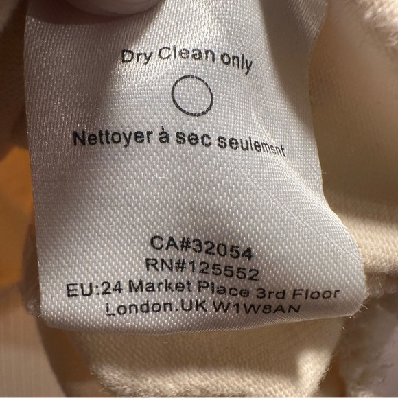 Anthropologie DOLAN Woman's Ivory Fringed Sweater in Cream Medium EUC - Picture 12 of 16